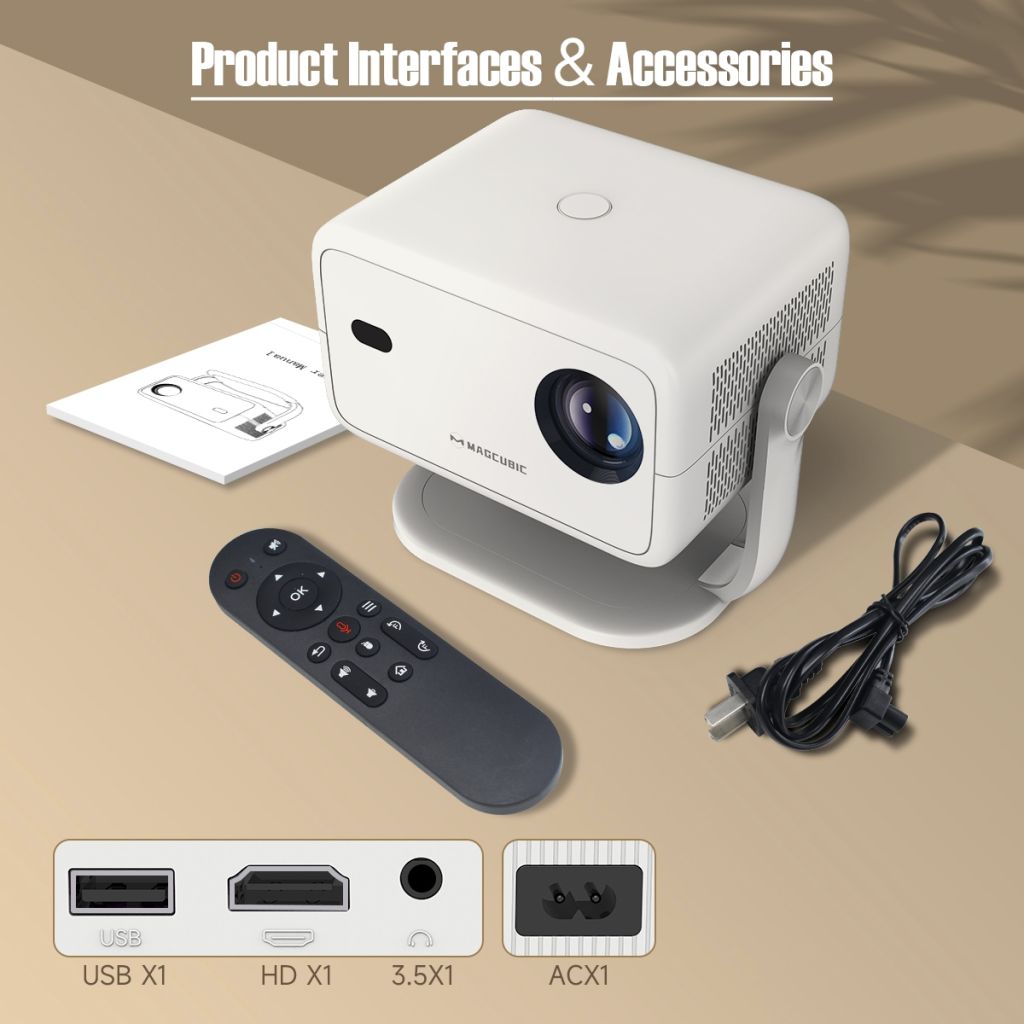 НОВЫЙ Проектор Magcubic L018 WiFi 4K Ultra HD с пультом управления - фото фото фото 6