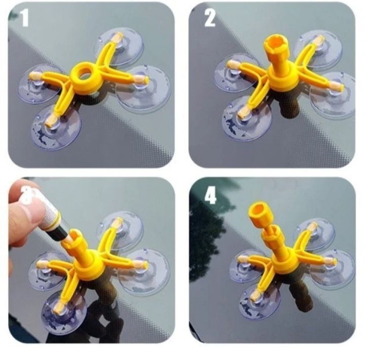 Набір для ремонту лобового скла Sunroz Windshield Repair Kit - фото фото фото 10