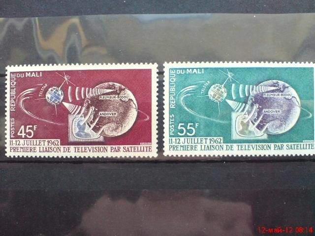 Мали Mali 1963 Mi 55-56 Space Telstar set of 2 MNH - фото фото фото 0
