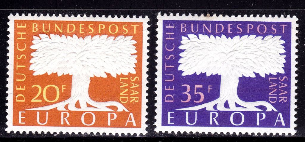 СААР / SAAR  1957 г MNH - «Европа» / EUROPA - фото фото фото 0