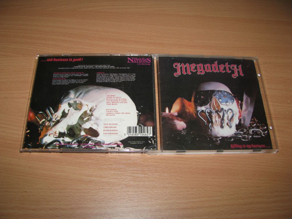 MEGADETH - Killing Is My Business      (1985 Music For Nations 1st press) - фото фото фото 0