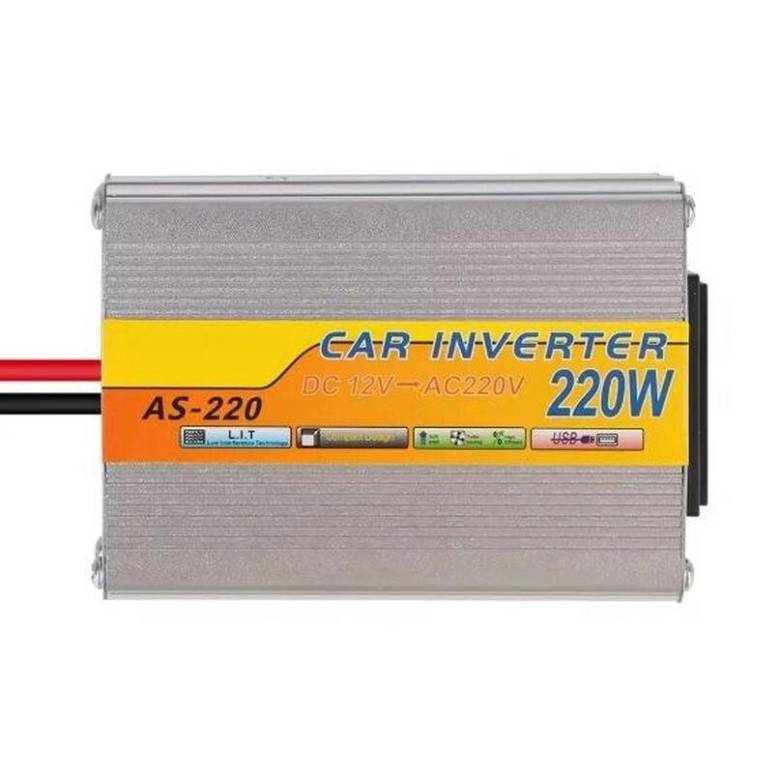 Преобразователь тока, напряжения, инвертор 220W, car inverter As-220 от аккумулятора 12V-220V - фото фото фото 3