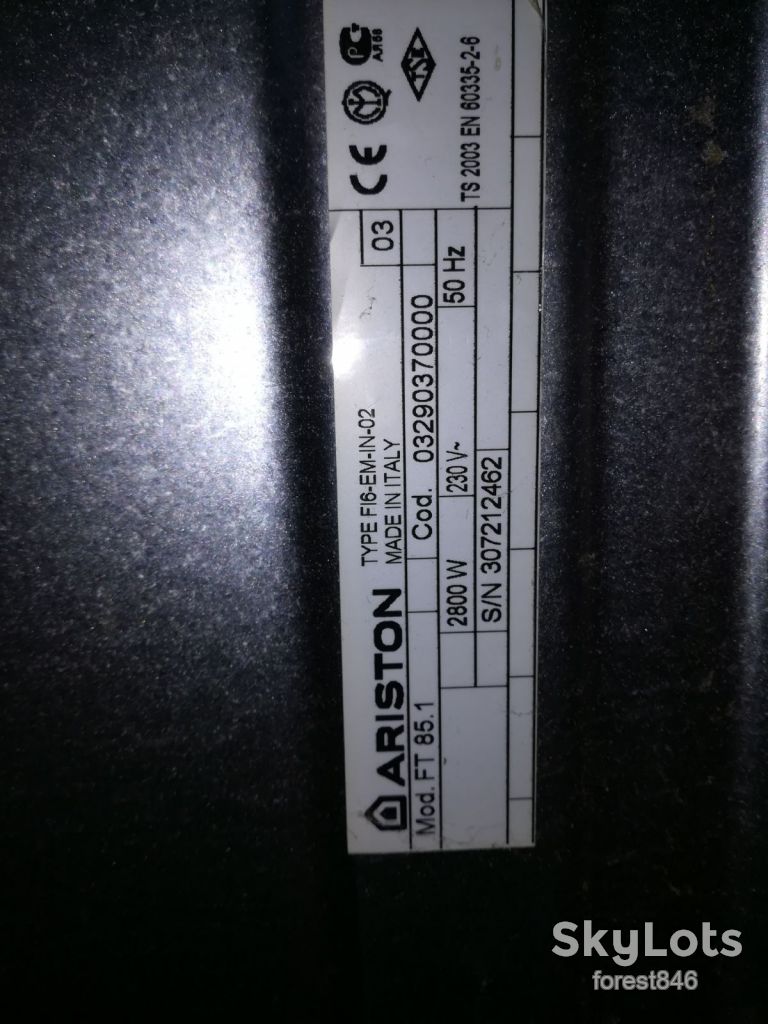 Запчастини від вбудованої електродуховки Ariston FT 85.1 - фото фото фото 1