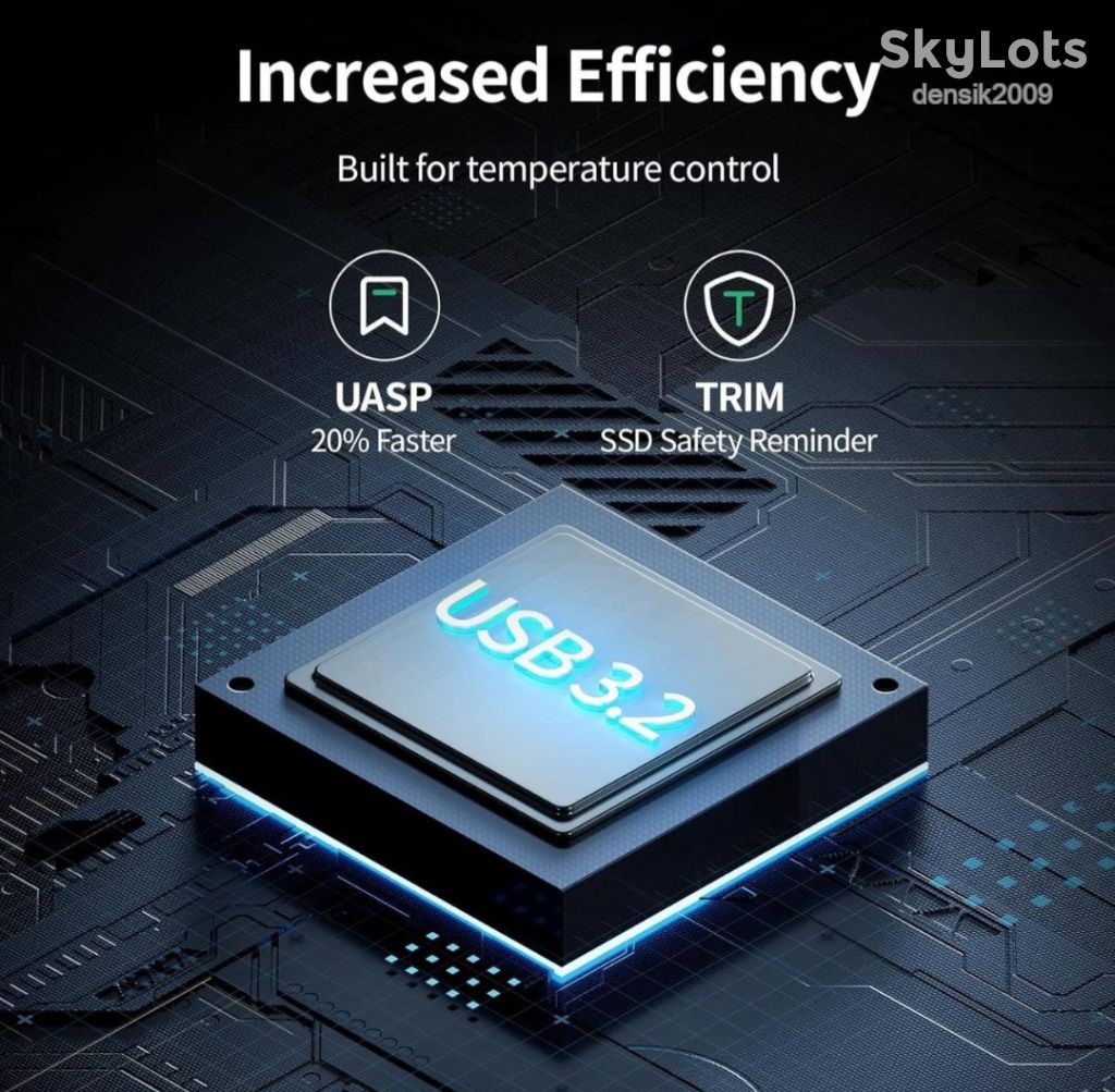 Адаптер SUIDEK  M.2 NVMe/SATA 10 Гбіт/с. Модель S1235D. Зчитувач жорстких дисків. - фото фото фото 6