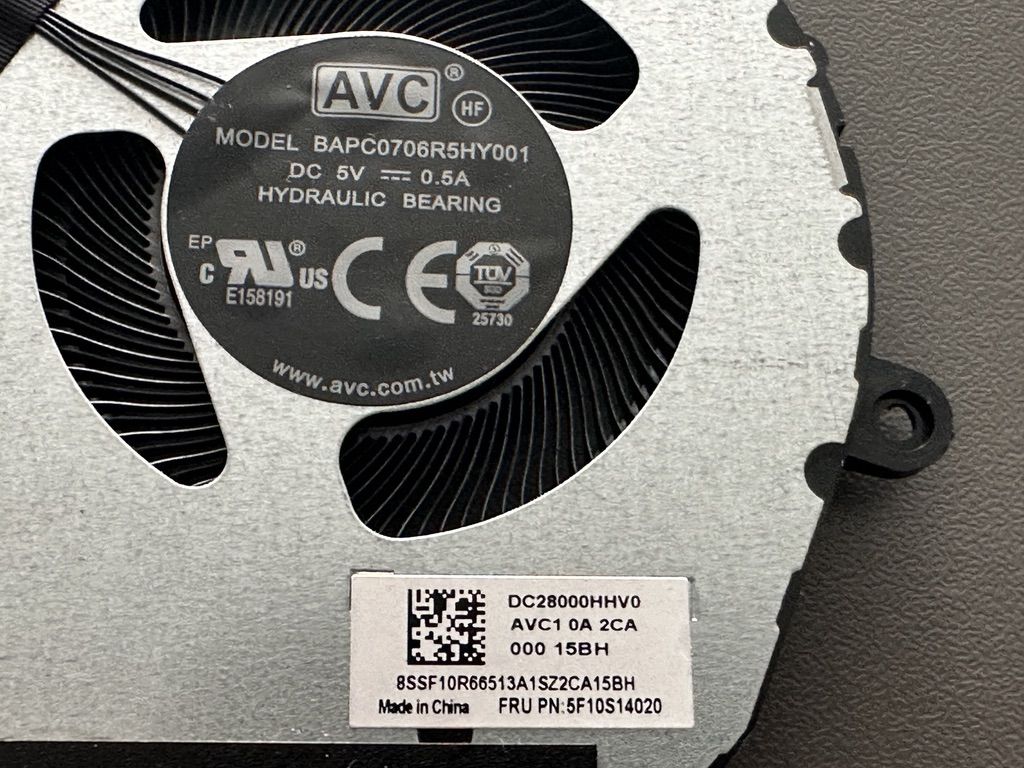 Вентилятор DC28000HHV0 для ноутбука Lenovo Yoga 7 16IAP7 Original - фото фото фото 2