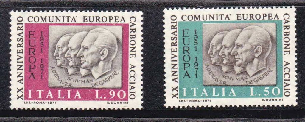 Личности .  Италия   1971  г MNH - фото фото фото 0