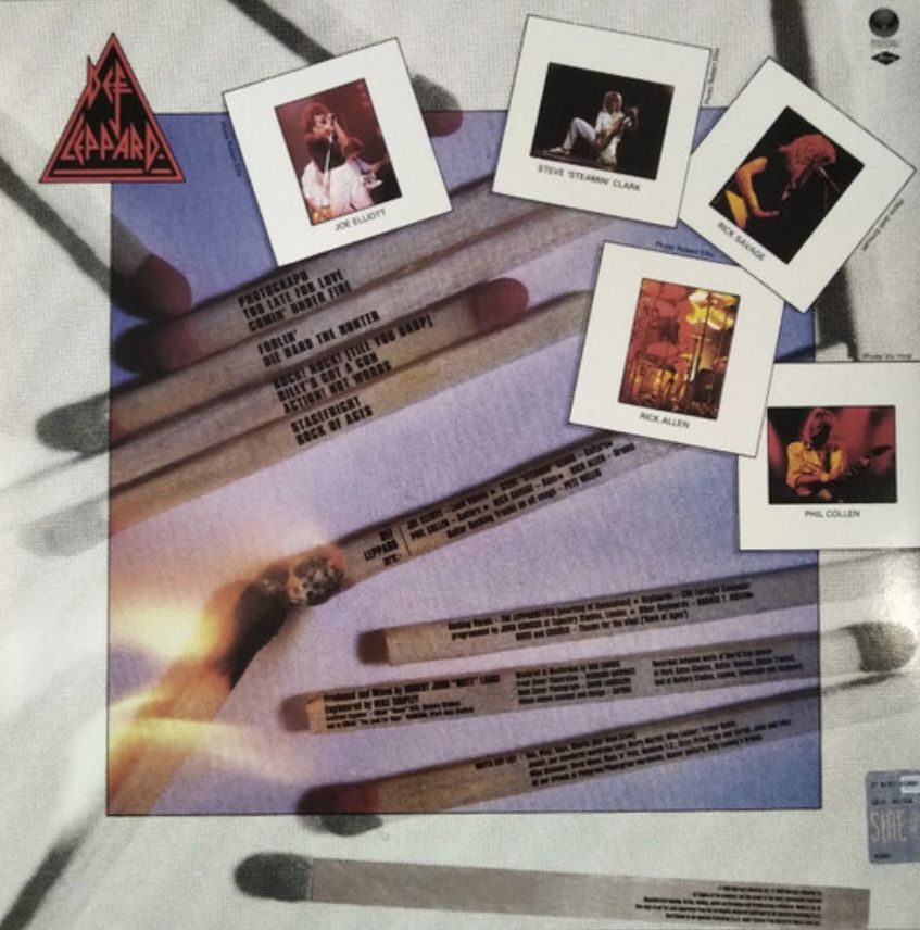 Def Leppard - Pyromania - 1983.  (LP). 12. Vinyl. Пластинка. Europe. S/S. - фото фото фото 1