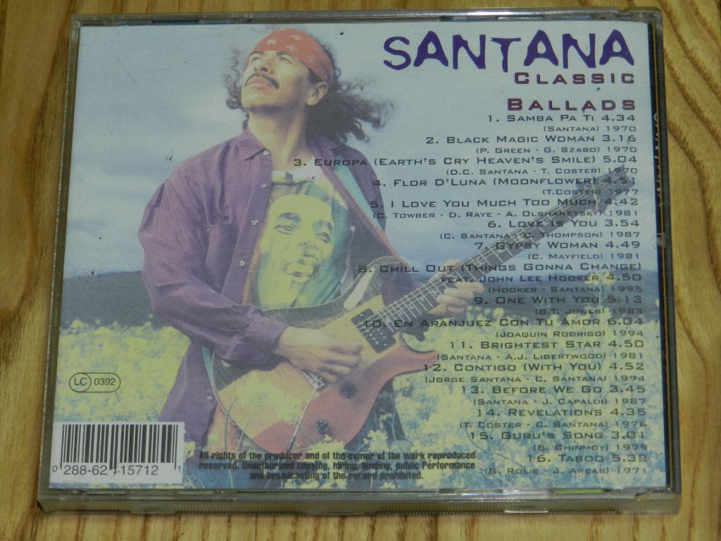CD  Santana Classic ballads - фото фото фото 4