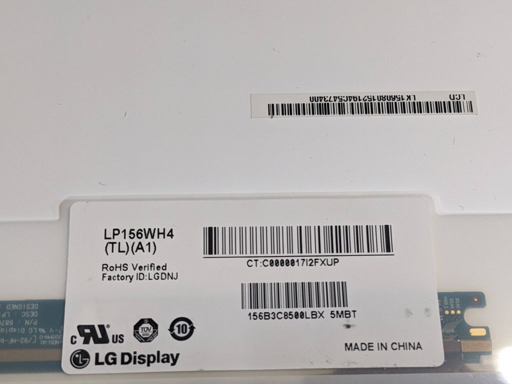 Матриця LG LP156WH4 TL A1 б/в 40-pin - фото фото фото 0