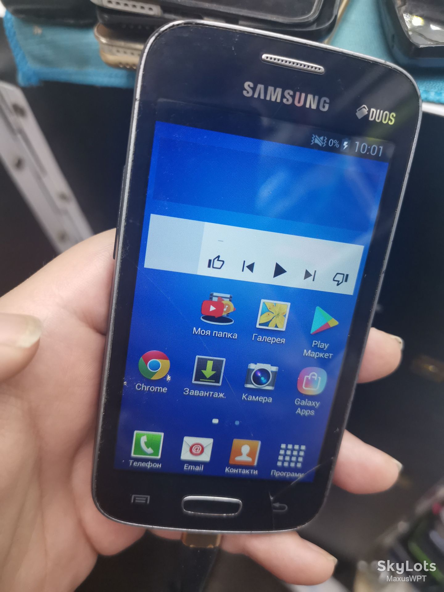 #1028 Sklad Samsung S7262 dark blue - фото фото фото 1