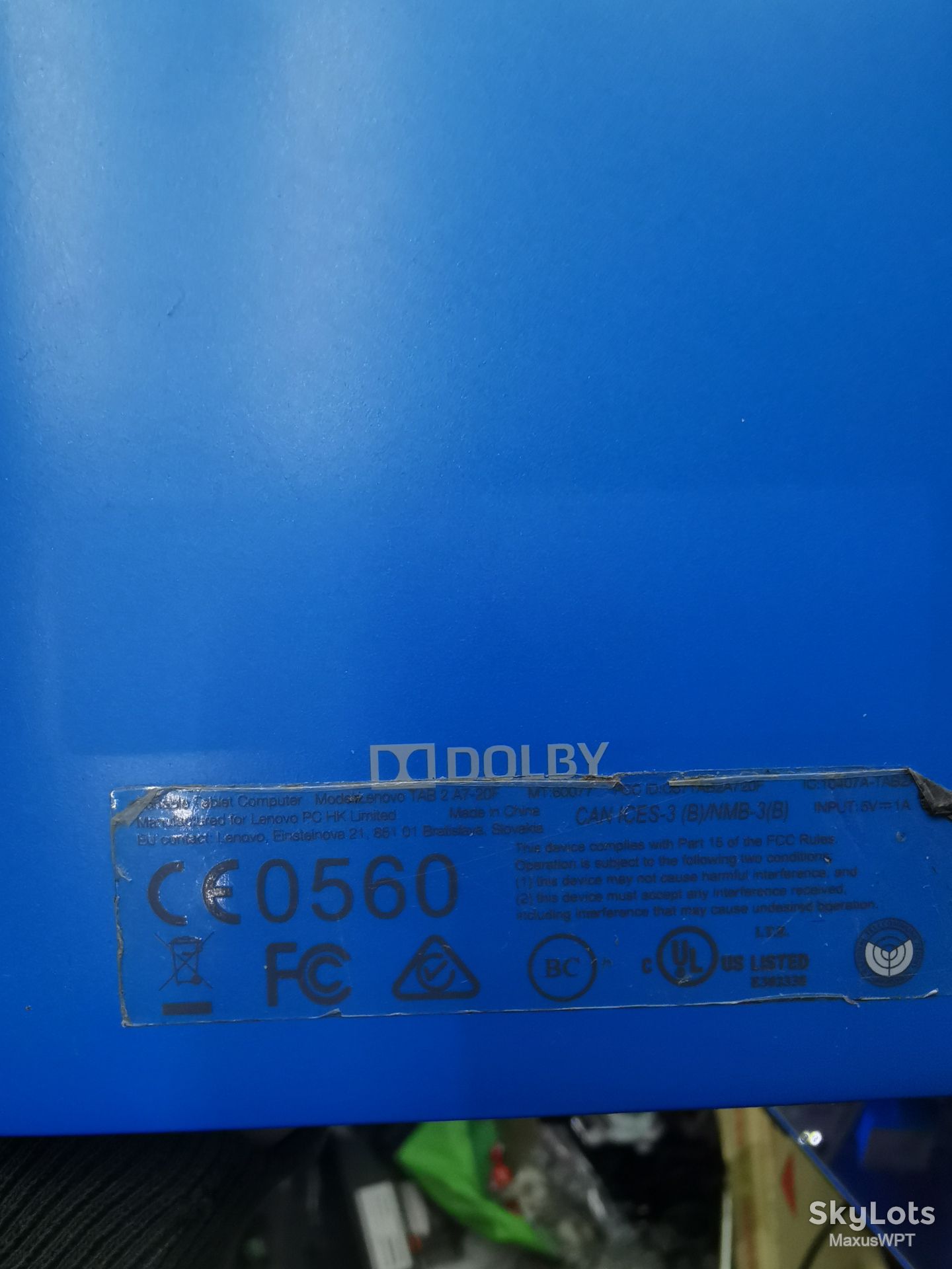 #1561 Sklad Lenovo Tab2 A7-20f blue - фото фото фото 2