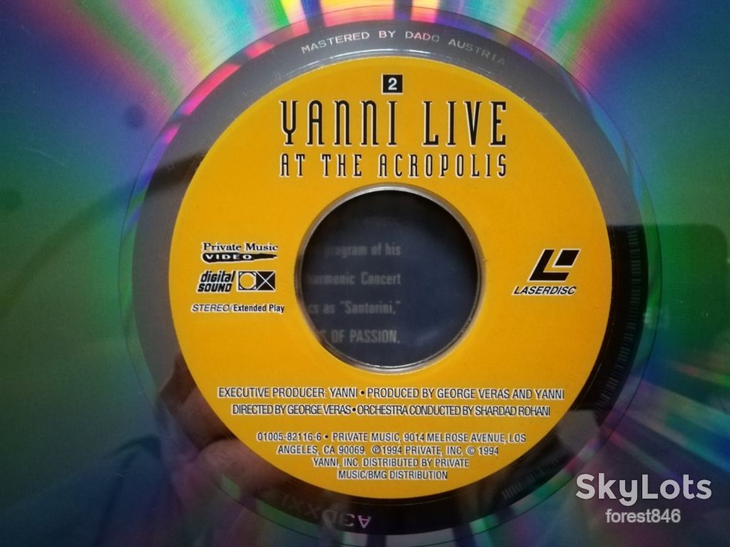 Лазерний відеодиск Yanni Live at the Acropolis-Ex.+, США - фото фото фото 6