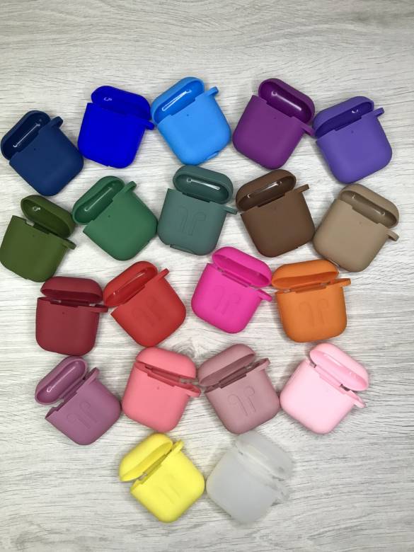 Чехлы для Apple AirPods 1,2 Silicone Case - фото фото фото 2