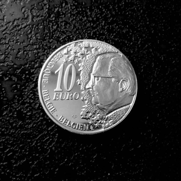 10 ЕВРО БЕЛЬГИЯ 2002 состояние UNC серебро 18,93/0.925 капсула РЕДКАЯ!!! - фото фото фото 3