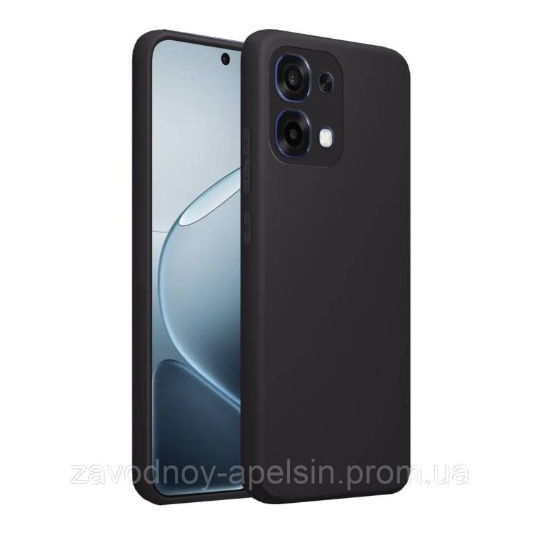 Oppo A6 Pro Силиконовый чехол (черный) - фото фото фото 0