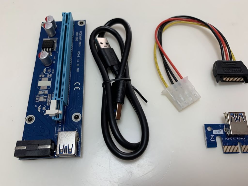 Райзер v006 USB 3.0 PCI-E 1X - 16X Riser для відеокарт, без резерву - фото фото фото 1