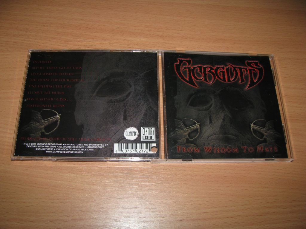 GORGUTS - From Wisdom To Hate    (2001 Olympic 1st press,USA) - фото фото фото 0