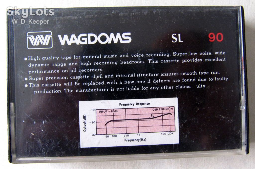 Нова касета Wagdoms SL C90 - фото фото фото 0