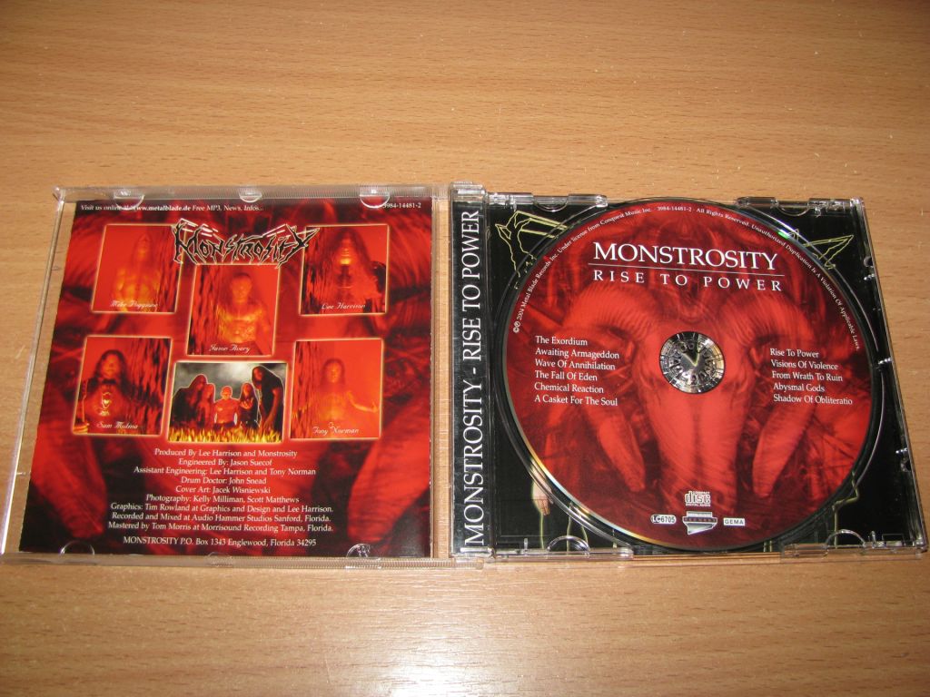 MONSTROSITY - Rise To Power  (2004 Metal Blade 1st press) - фото фото фото 2