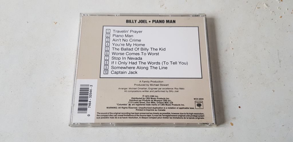 Billy Joel Piano Man CD фірмовий - фото фото фото 1