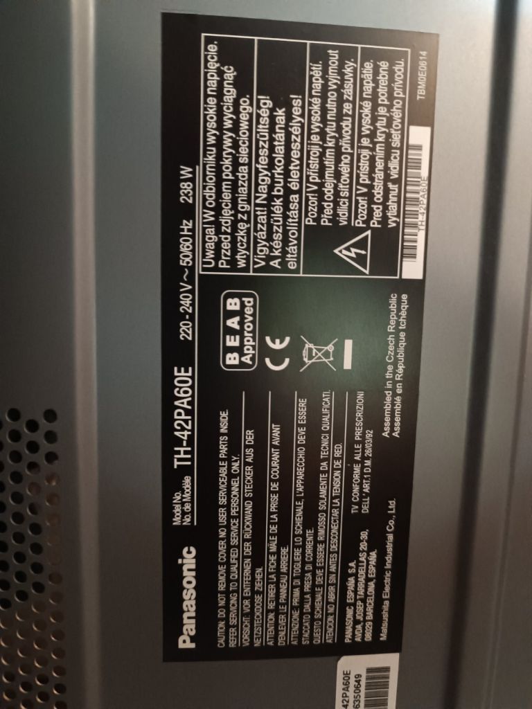 ножка от panasonic th-42pa60e - фото фото фото 2
