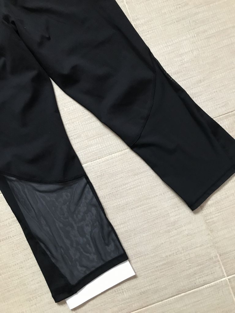 Спортивные капри леггинсы, с сетчатыми вставками, для беременных H&amp;M.  S М - фото фото фото 7