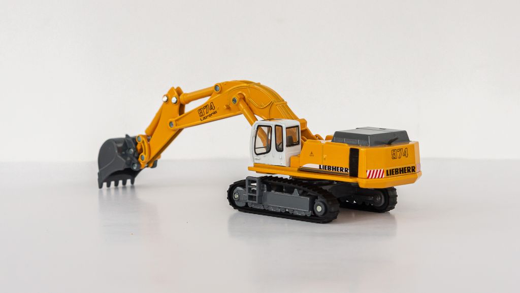 1:87 Liebherr 974 Litronic Excavator, Siku #1874 Germany - фото фото фото 3