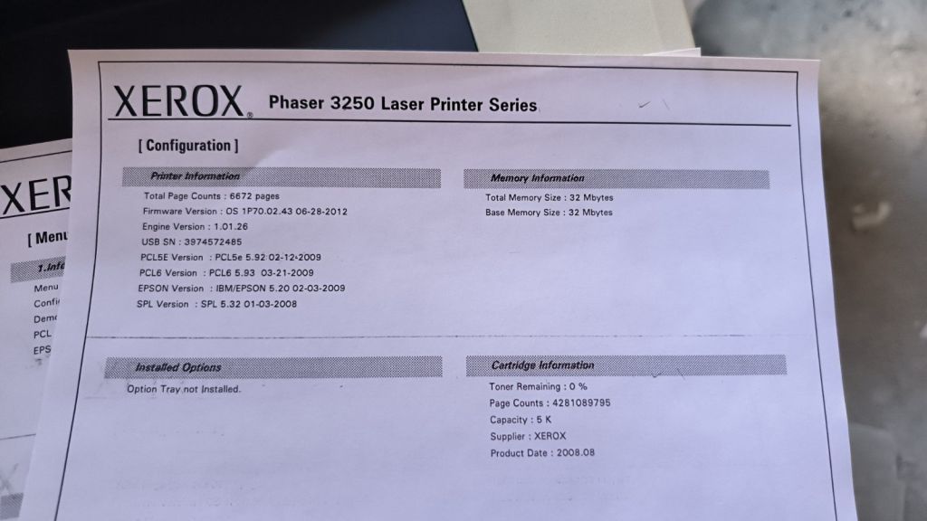 Принтер XEROX Phaser 3250 №6 - фото фото фото 7