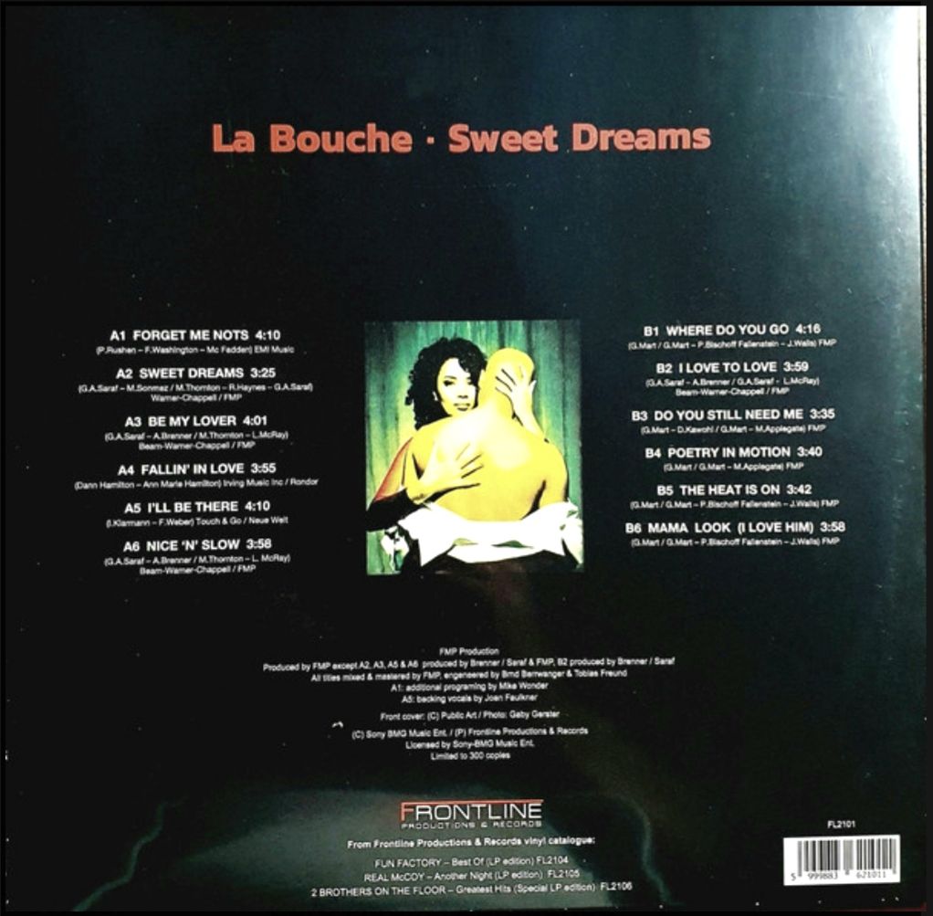 La Bouche - Sweet Dreams - 1995.   (LP). 12. Vinyl. Пластинка. Europe. S/S. - фото фото фото 1