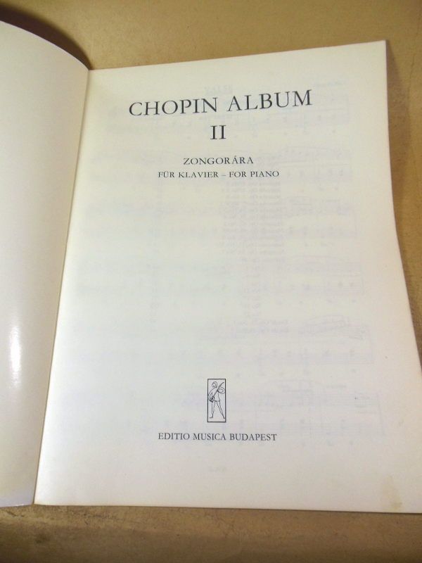 Chopin Album I,II. Zongorara Für Klavier - For Piano - фото фото фото 2
