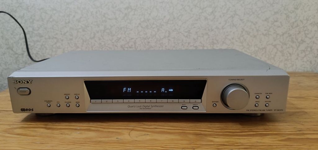 Тюнер SONY FM STEREO FM/AM TUNER ST SE 370 - фото фото фото 0