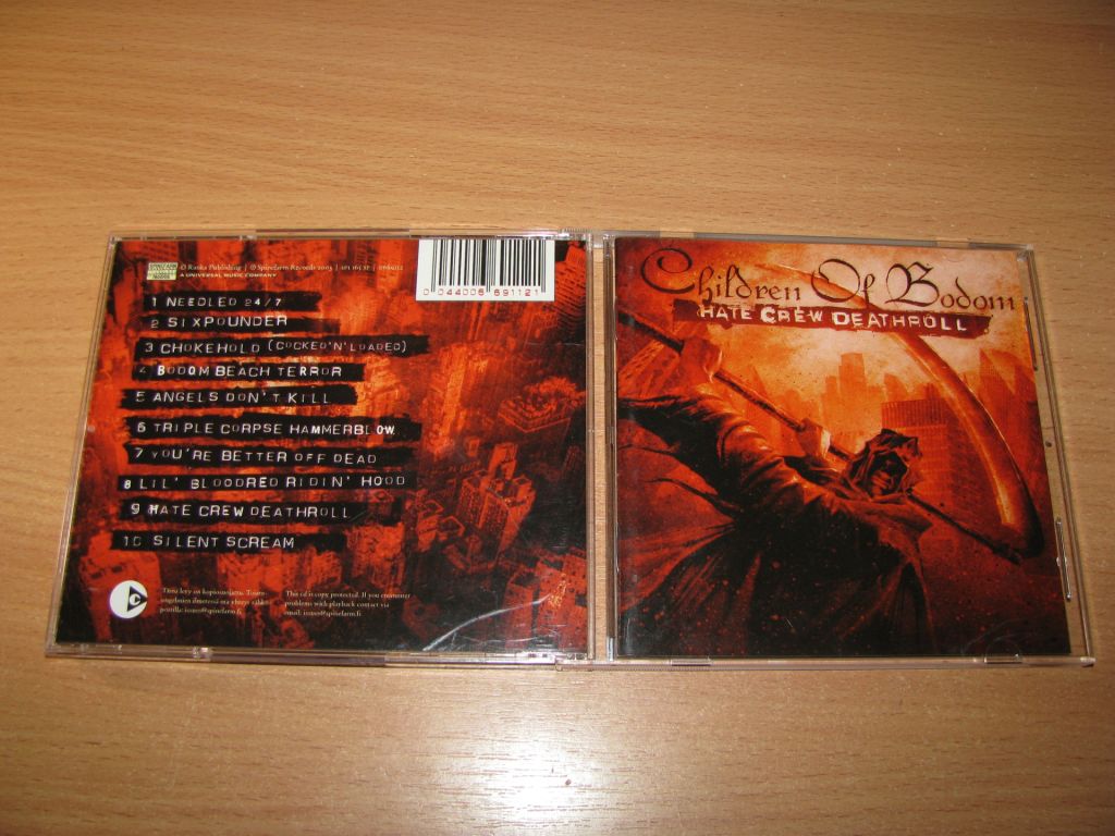 CHILDREN OF BODOM - Hate Crew Deathroll   (2003 Spinefarm 1st press Finland) - фото фото фото 0