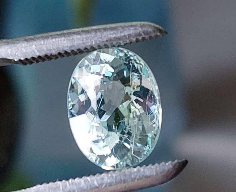 Аквамарин 4.41 ct 12x9 mm - фото фото фото 3