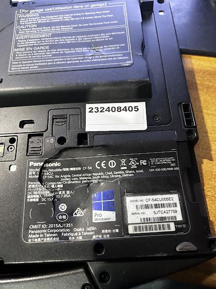 Ноутбук Panasonic ToughBook CF-54 № 232408405 - фото фото фото 6
