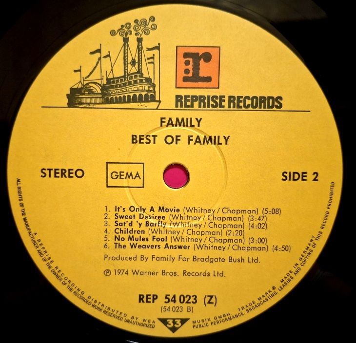 Family - Best Of Family - 1968-73.  (LP). 12. Vinyl. Пластинка. Germany. - фото фото фото 3