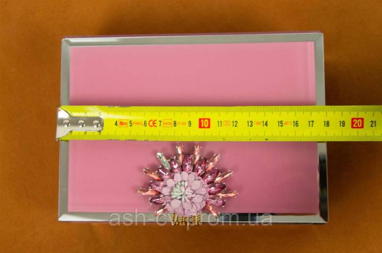 Скринька, для, прикрас, скло, Pink, Glass - фото фото фото 8