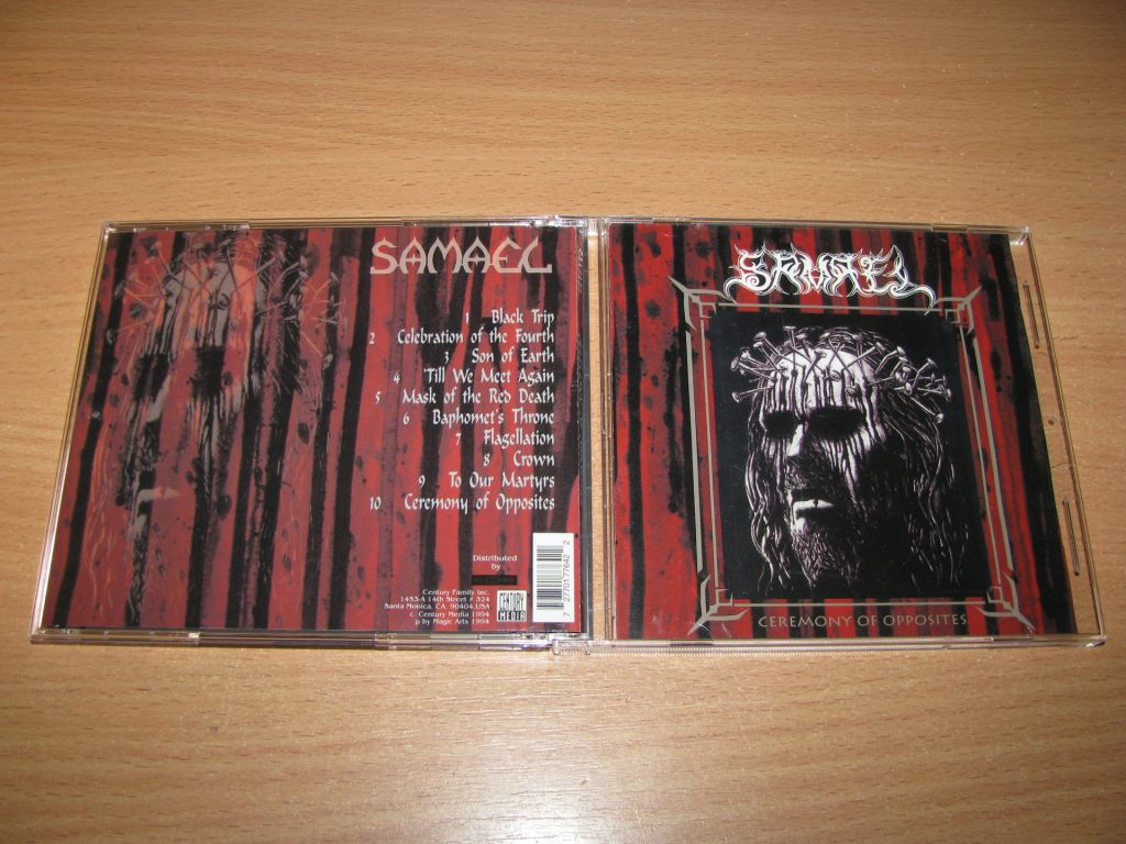 SAMAEL - Ceremony Of Opposites   (1994 Century Media 1st press,USA) - фото фото фото 0