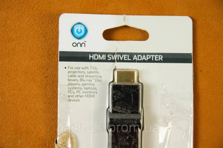 Адаптер поворотний HDMI SWIVEL (ONN із США) - фото фото фото 2