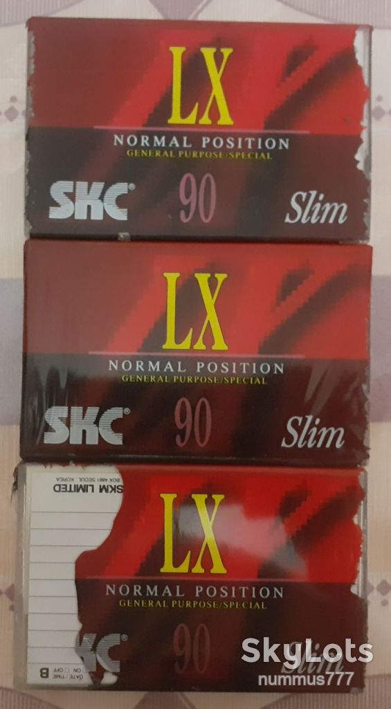 Аудіо касета SKC LX 90 Slim - фото фото фото 0