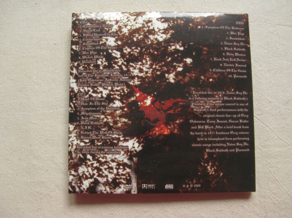 CDLP Black Sabbath. Past Lives. 2CD+DVD. 1978/2005. - фото фото фото 5