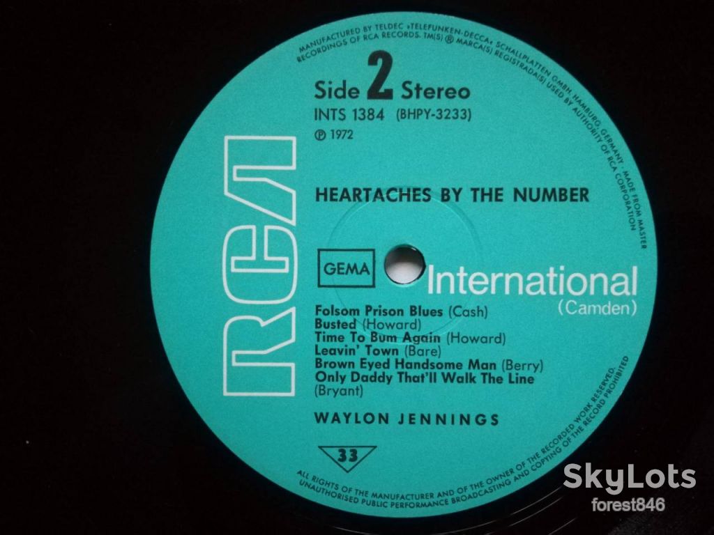 Waylon Jennings-Heartaches by the number-Ex.-США - фото фото фото 6