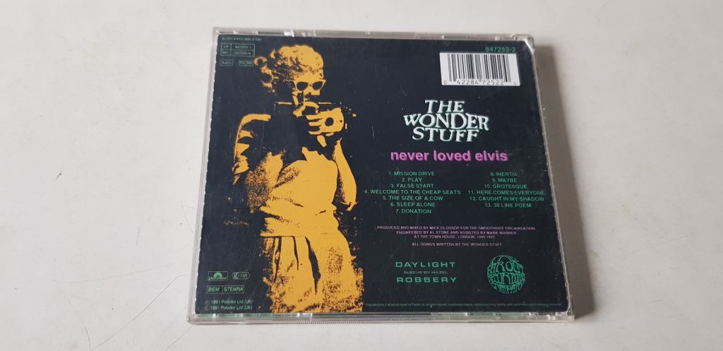 The Wonder Stuff Never Loved Elvis CD фірмовий - фото фото фото 1