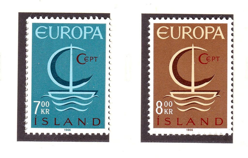 Исландия 1966 г MNH  -  EUROPA CEPT - - фото фото фото 0