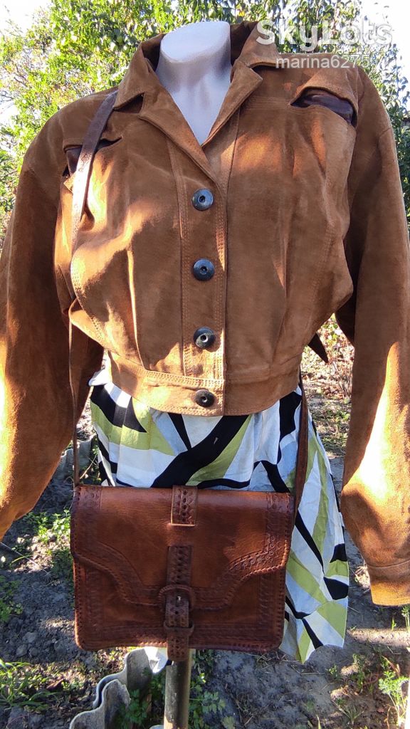 СУМКА crossbody ПОЛНОСТЬЮ НАТУРАЛЬНАЯ КОЖА - фото фото фото 2