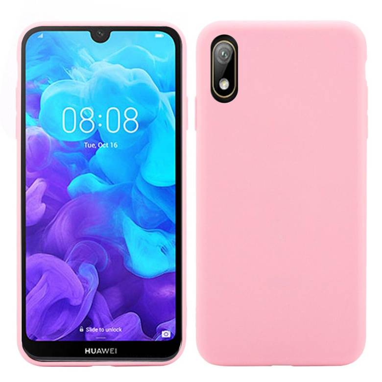 Чохол Soft Touch для Honor 8S силікон бампер світло-рожевий - фото фото фото 0