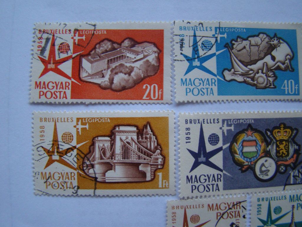 Венгрия,Михель 2009 (Центр.Европа),1519А -1526А, Брюссель - фото фото фото 1