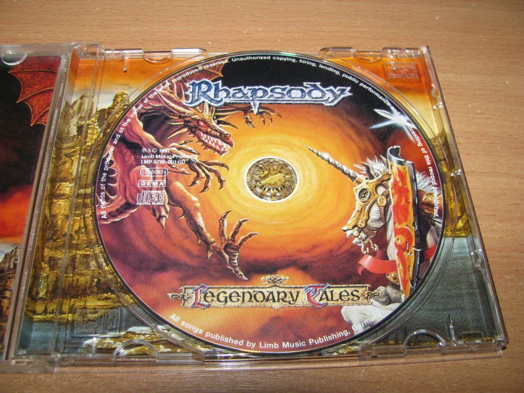 RHAPSODY - Legendary Tales  (1998 LMP Germany) - фото фото фото 2