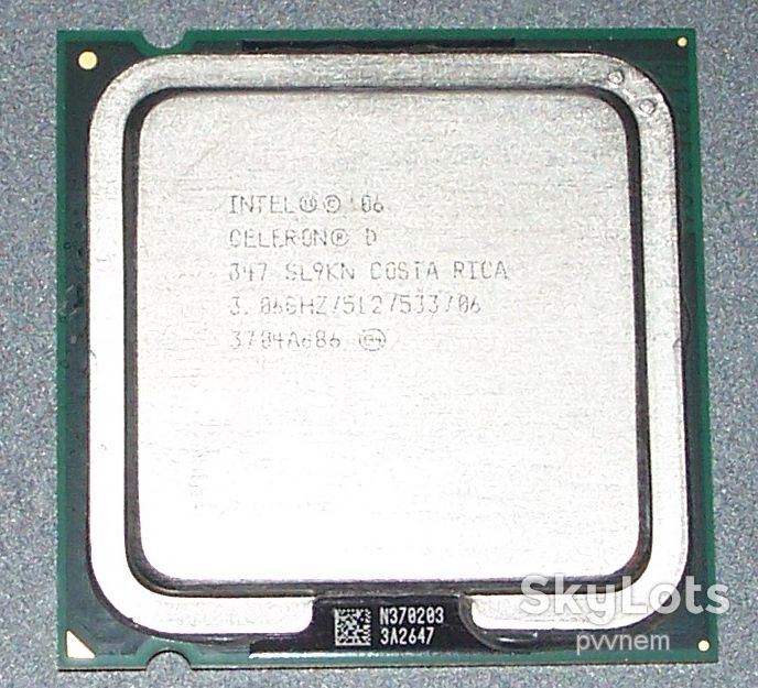 Процесор Intel Celeron D 347 3.06GHz / 512KB / 533MHz s775 - фото фото фото 0