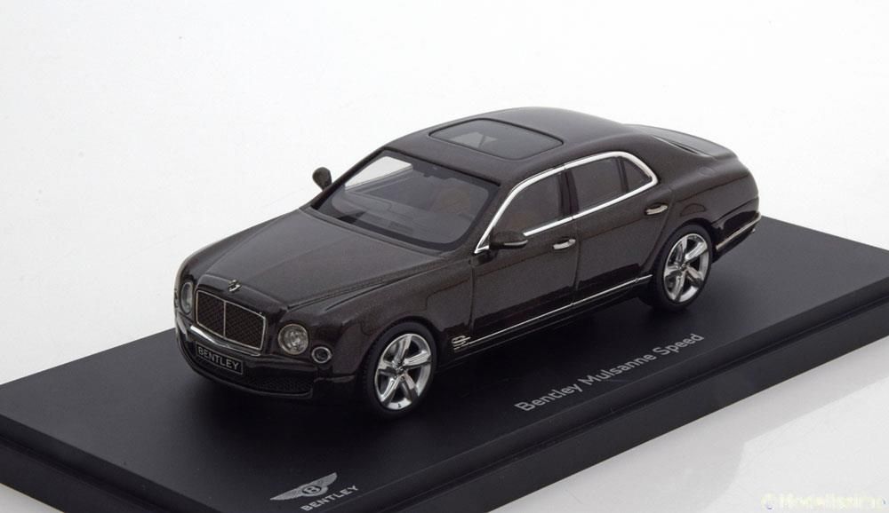 Kyosho 1:43 Bentley Mulsanne Speed  (2014) darkbrown - фото фото фото 0
