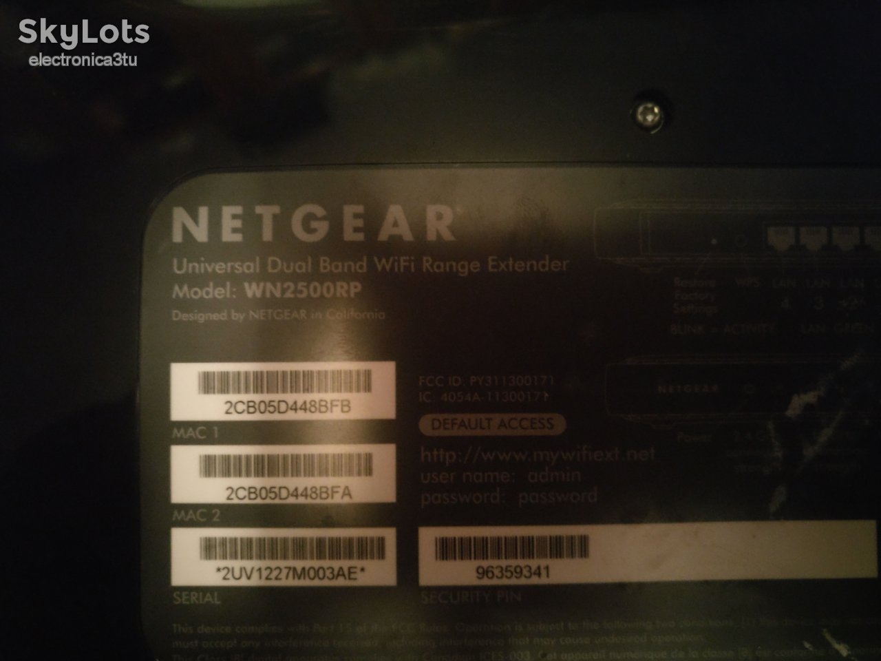 Точка доступа NETGEAR WN2500RP - фото фото фото 1